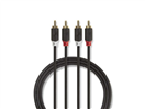 NEDIS 03520166 Kabel 2x Cinch konektor/2x Cinch konektor 3m NEDIS CABW24200AT30