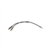 Kabel JACK 3.5 konektor 4 pin/2xJACK 3.5 zdířka stereo