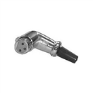 TIPA 03350191 Zdířka MIC kabel kov 3PIN uhlový