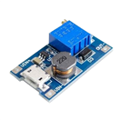 TIPA 09830184 Napájecí modul, step-up měnič 2A s MT3608 s USB micro