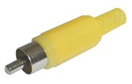 TIPA 03320009 Konektor CINCH kabel plast žlutý