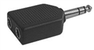 TIPA 03390083 Redukce Jack 6.3 stereo/ 2x6.3 stereo zdířka