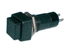 TIPA 02630014 Přepínač tlačítko čtv. OFF-(ON) 250V/1A černé