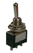 TIPA 02610005 Přepínač páčkový 3pol./3pin ON-OFF-ON