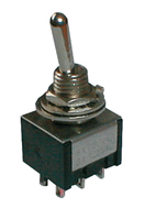 TIPA 02610003 Přepínač páčkový 2pol./6pin ON-ON