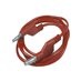 Kabel propojovací 1mm2/ 2m s banánky červený HADEX N535A
