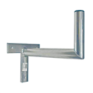 TIPA 14560869 Anténní držák 35cm na zeď, trubka 42/2mm, výška 16cm