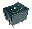 TIPA 02620043 Přepínač kolébkový 3pol./6pin ON-OFF-ON 250V/15A černý