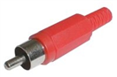 TIPA 03320006 Konektor CINCH kabel plast červený