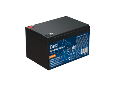 Baterie LiFePO4 12,8V 12Ah GETI GBL-12-12