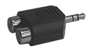 TIPA 03390071 Redukce Jack 3.5 stereo/ 2xCINCH zdířka