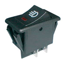 TIPA 02620048 Přepínač kolébkový auto ON-OFF 35A/12VDC pros. bod červený