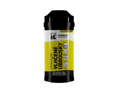 Extra silné vlhčené ubrousky 100ks