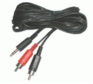TIPA 03510066 Kabel TIPA JACK 3.5 stereo/2xCINCH 5m