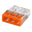 WAGO 03370211 Svorka Wago, 2273-203, 0,5 - 2,5 mm2, 3pólová, transparentní/bílá