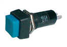 TIPA 02630015 Přepínač tlačítko čtv. OFF-(ON) 250V/1A modré