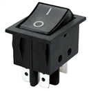 TIPA 02620060 Přepínač kolébkový 2pol./4pin (ON)-OFF 250V/15A