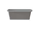PROSPERPLAST 06437357 Truhlík s miskou RESPANA SET šedý kámen 59cm