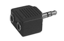 TIPA 03390069 Redukce Jack 3.5 stereo/ 2x3.5 stereo zdířka