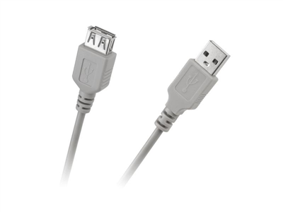 Kabel CABLETECH KPO2783-3 USB konektor/USB zdířka 3m Grey