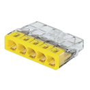 WAGO 03370213 Svorka Wago, 2273-205, 0,5 - 2,5 mm2, 5pólová, transparentní/bílá