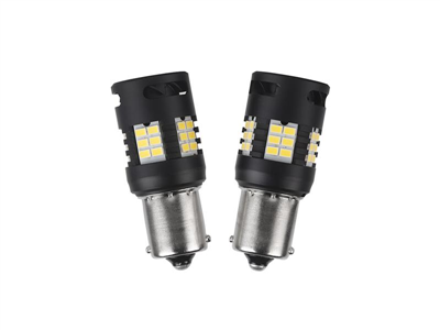 Autožárovka LED BA15S 12V CARCLEVER 30LED 3020SMD bílá 2ks