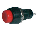 TIPA 02630024 Přepínač tlačítko kul. ON-OFF střed. červený (12V)