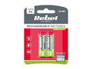 REBEL 04250529 Baterie AA (R06) nabíjecí 1,2V/2600 mAh REBEL blistr