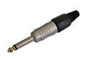 TIPA 03310073 Konektor Jack 6.3 mono kov HQ černý