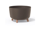 PROSPERPLAST 06437322 Květináč GRACIA STANDARD ECO WOOD kávový 23,5cm
