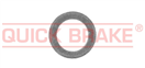 QUICK BRAKE 3211 Podložka, těsnění pod matici, vnitřní průměr 10 mm, měděná, pro brzdový systém