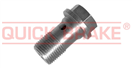 QUICK BRAKE 10295784 Šroub dutý, upevňovací M12x1, délka 28,9 mm, tzv. banjo šroub, na brzdy