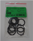 MDtools 293000-16 Pojistné kroužky na hřídele - vnější segrovky DIN 471, různé rozměry