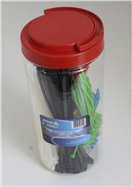 ASTA A-600CT Stahovací pásky barevné, různé délky, 600 ks v dóze - ASTA