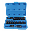 Satra S-H2548T Zástrčné a nástrčné hlavice 1/4, 3/8 a 1/2” TORX a TORX-E, sada 25 ks - SATRA