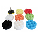 Satra S-9PS80 Lešticí kotouče 80 mm, uchycení na vrtačku M10x2, sada 9 dílů - SATRA