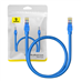 Kulatý kabel Baseus Ethernet RJ45, Cat.6, 0,5 m (modrý)