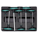 HONITON HA078 HONITON Sada IMBUS klíčů na T-rukojeti 8 dílů | plastové plato C