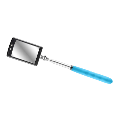 RICHMANN Magnetické inspekční zrcátko čtvercové s LED diodami | 280-870 mm