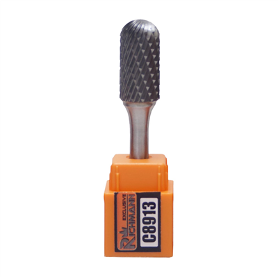 RICHMANN Kolíková fréza do kovu, stopka 6 mm | válcová kulatá 8x20 mm
