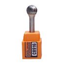 RICHMANN PC8915 RICHMANN Kolíková fréza do kovu, stopka 6 mm | koule 10x9 mm