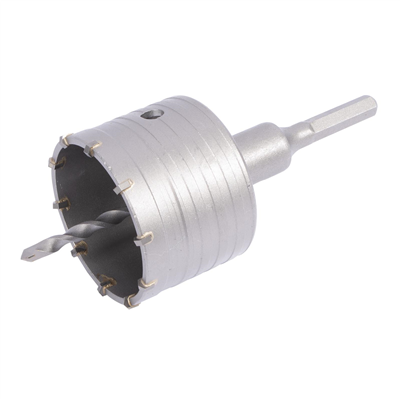 STAVTOOL Vykružovací korunka do zdi, šestihranná stopka | 80 mm / 100 mm