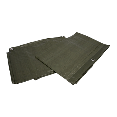 XTLINE Zakrývací plachta PE s oky zelená 70g/m2 | 3x4 m