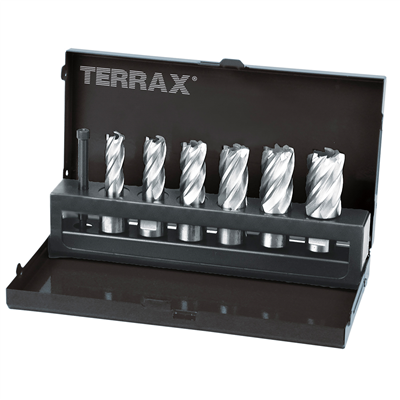 RUKO Sada jádrových vrtáků 12-22 mm Terrax 6 dílů