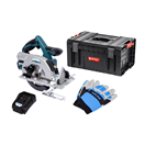 XTline XT102845-1B5B XTLINE Aku kotoučová pila bezuhlíková 18 V, 165 mm + baterie 5.0 Ah + nabíječka 3.5 A + box