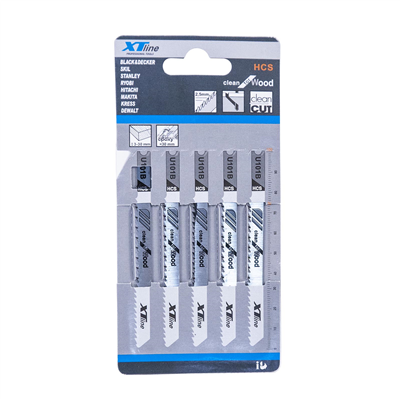 XTLINE Pilové plátky přímočaré | HCS 75 mm 10 Tpi (1bal/5ks)