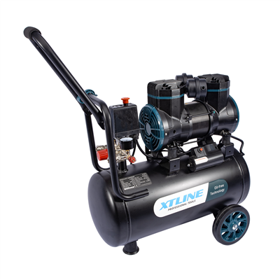 XTLINE Kompresor bezolejový 1450 W, 24 l