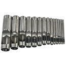 XTline XT50222 XTLINE Sada děrovačů 15 dílů | 2-22 mm, PVC obal