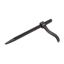 ZN37229 Zednická skoba | kovaná černá 140x10 mm