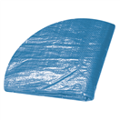 25002 Zakrývací plachta zesílená PE s oky kulatá 120g/m2 | 6,5 m